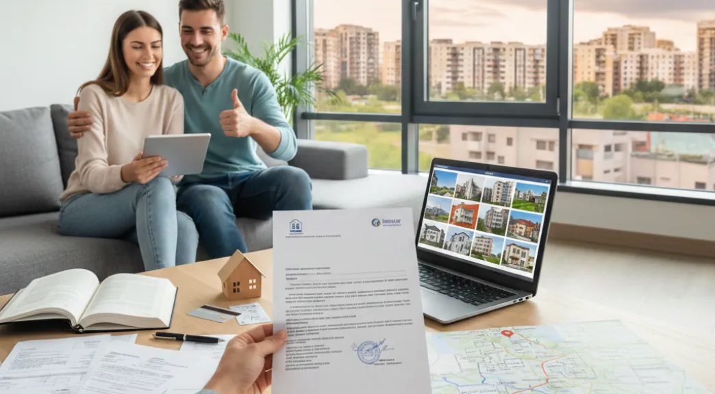 банка, имот, доволни клиенти, одобрение за ипотека, договор